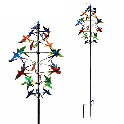 Beautiful wind spinner inspired by bird migration